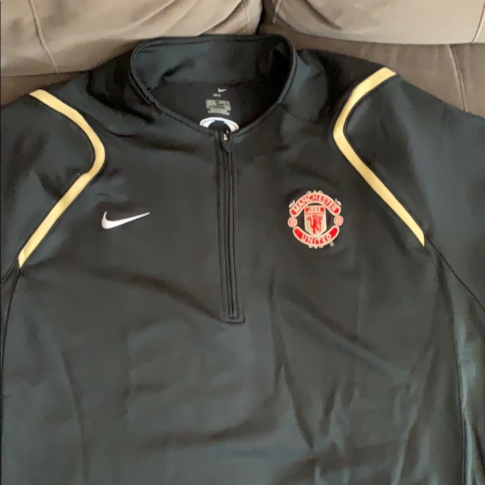 Nike Manchester United Dri Fit half zip